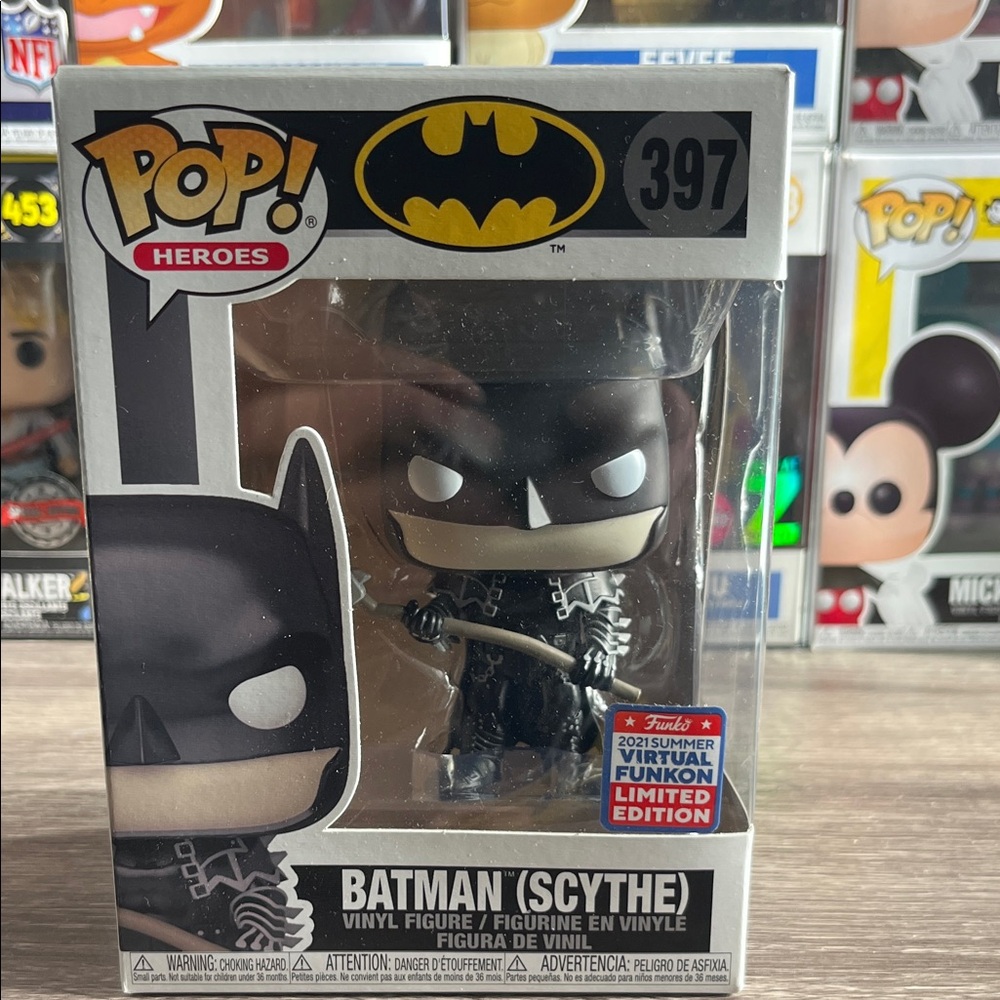 Funko Pop! Batman (Scythe) Black and White Vinyl Figure